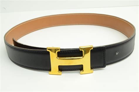 hermes matte black belt|authentic Hermes men's belt.